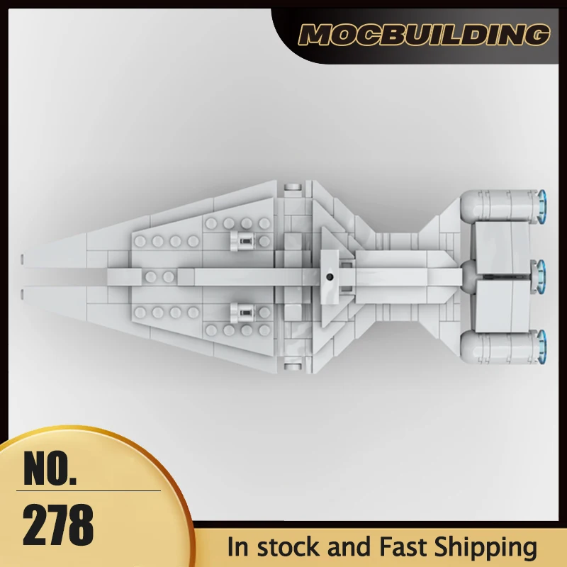 Space Movie Series Model 1:1455 Class Cruiser MOC Building Blocks Navy Versatile Warship DIY Assembly Bricks Toys Creative Gifts