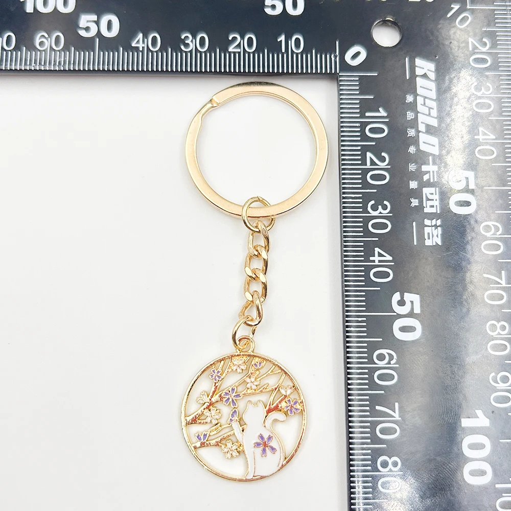 New Fashion Cat KeyChain Key Chain Car Keyring Women Child Gift Jewelry