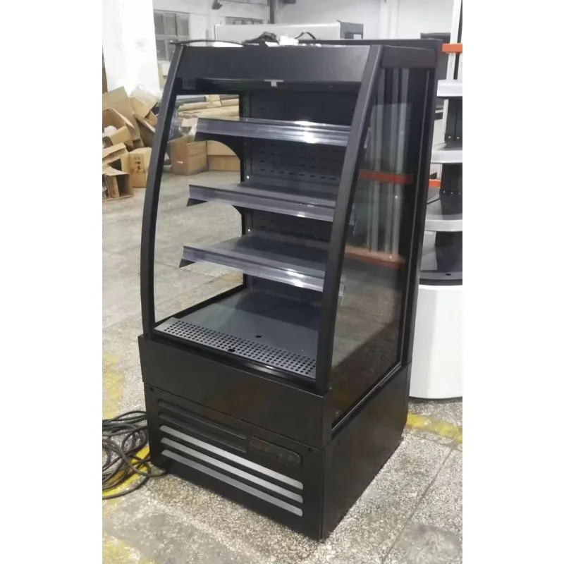 Supermarket Open Chiller Air Cooling Food Display Refrigerator Commercial Fruit and Vegetable Display Refrigerator