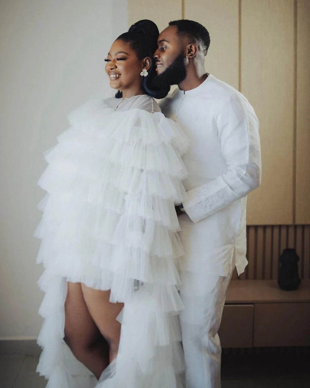 Plus Size Ruffles Bride Robe And Nightgown Customized Bridal Gowns Photo shoot Maternity Dressing Gown for Photography