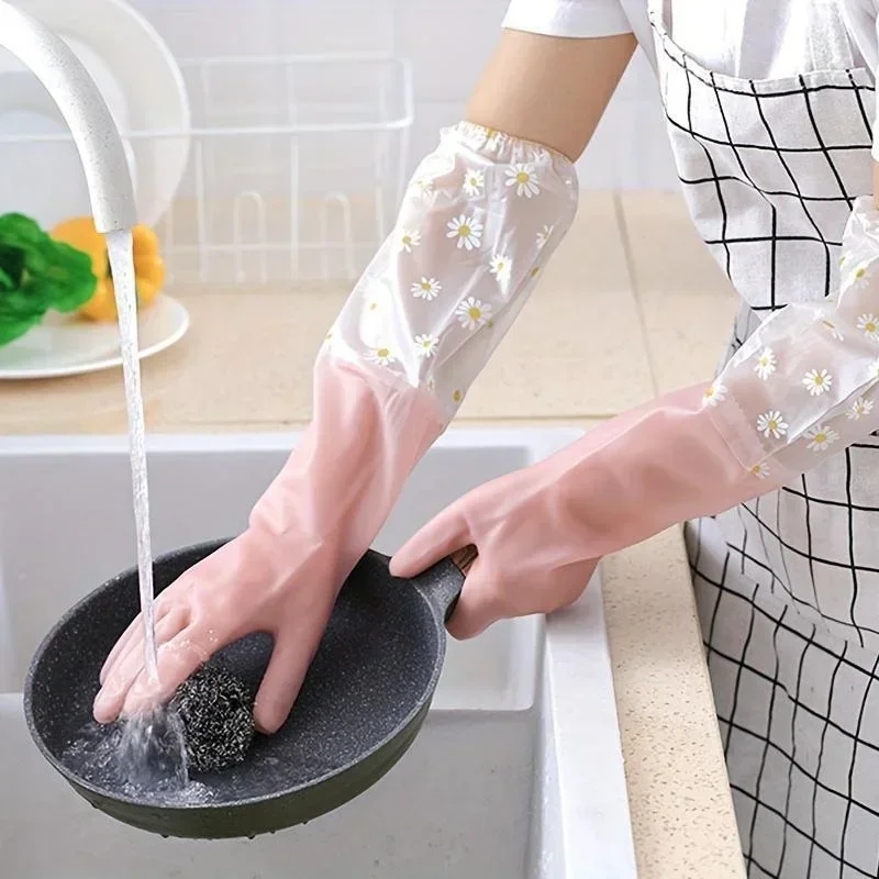 1 par de guantes de goma de ma - Dish Glove Rubber reseña y precio