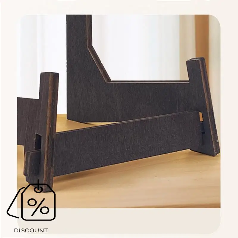 ABBN-Solid Wood Base Pu' Er Tea Shelf Tea Saucer Tea Cake Plate Display Rack Support