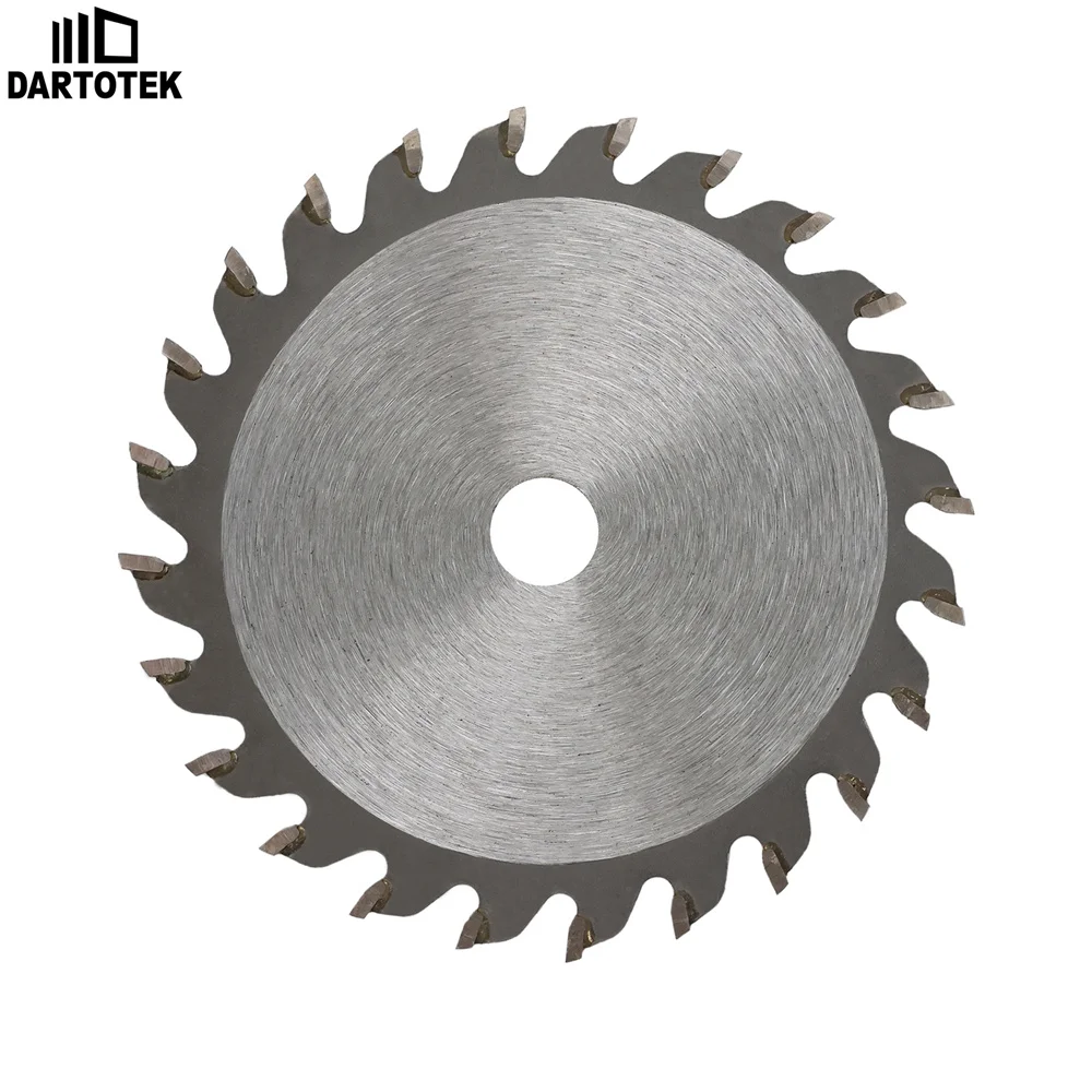 Imagem -02 - Dartotek-tct Disco de Corte de Madeira Circular Saw Blade Grupo Carpintaria Cortador Placa Serra Circularpvc Fiberboard Plástico Mini Disco Cortador 75 mm