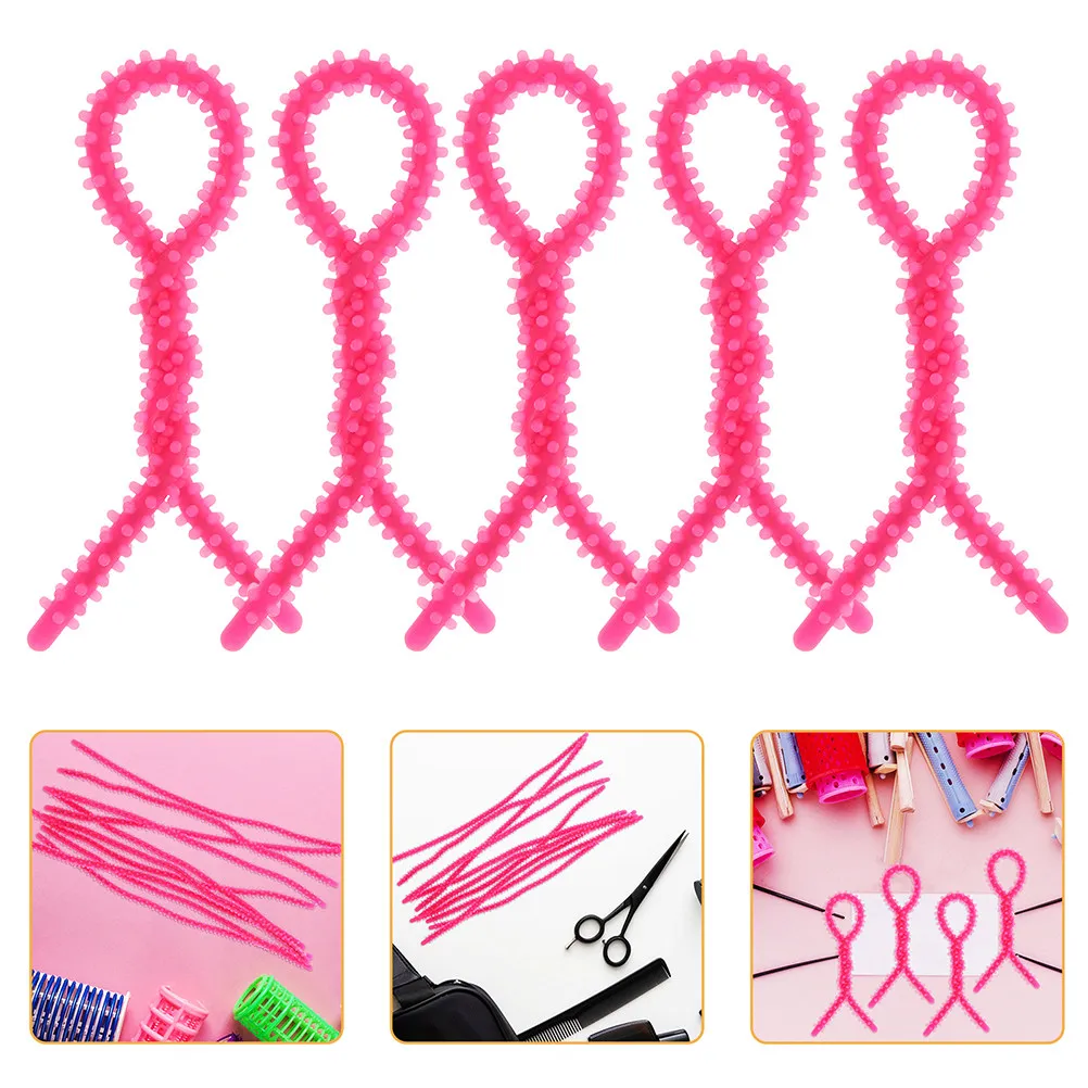 

20Pcs Hair Curling Tools Spiral Perm Rods Flexible Silicone Curlers for Women Long Short Hair Styling Women Curlers