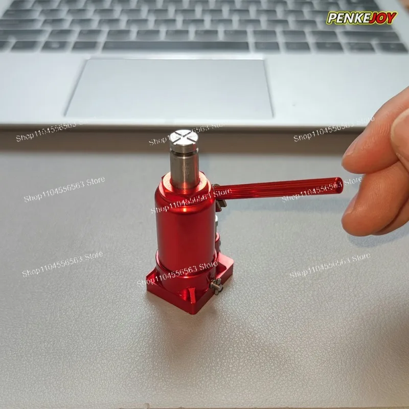 Mini Hydraulic Jack 1/10 Model, Graphics Card Holder, Scene Props, Creative Gifts for Boys