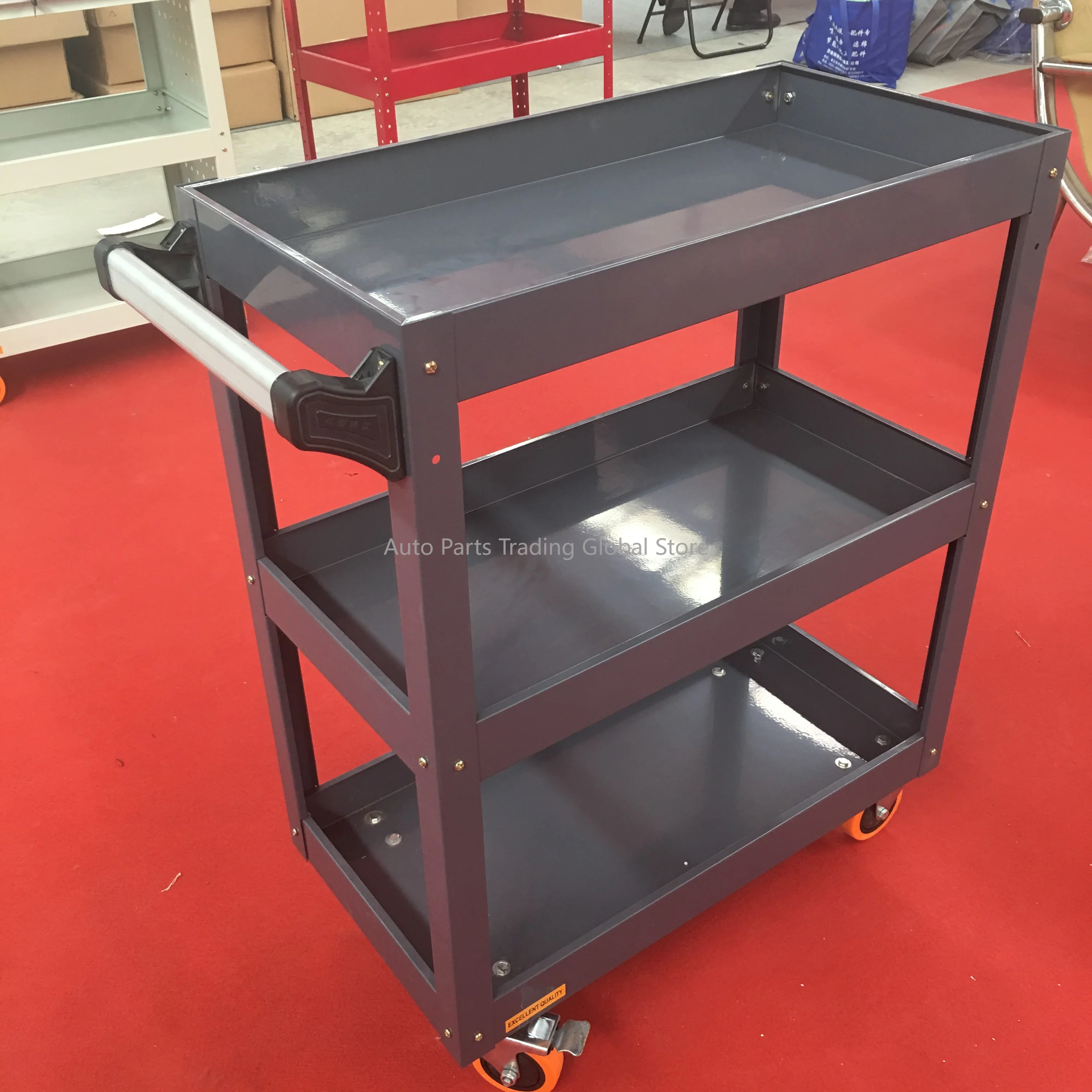 

Garage Metal Tool Cabinet/Tool Trolley/ Tools Cart Layer Tool Van Tools Strong Trolley Hot Sale