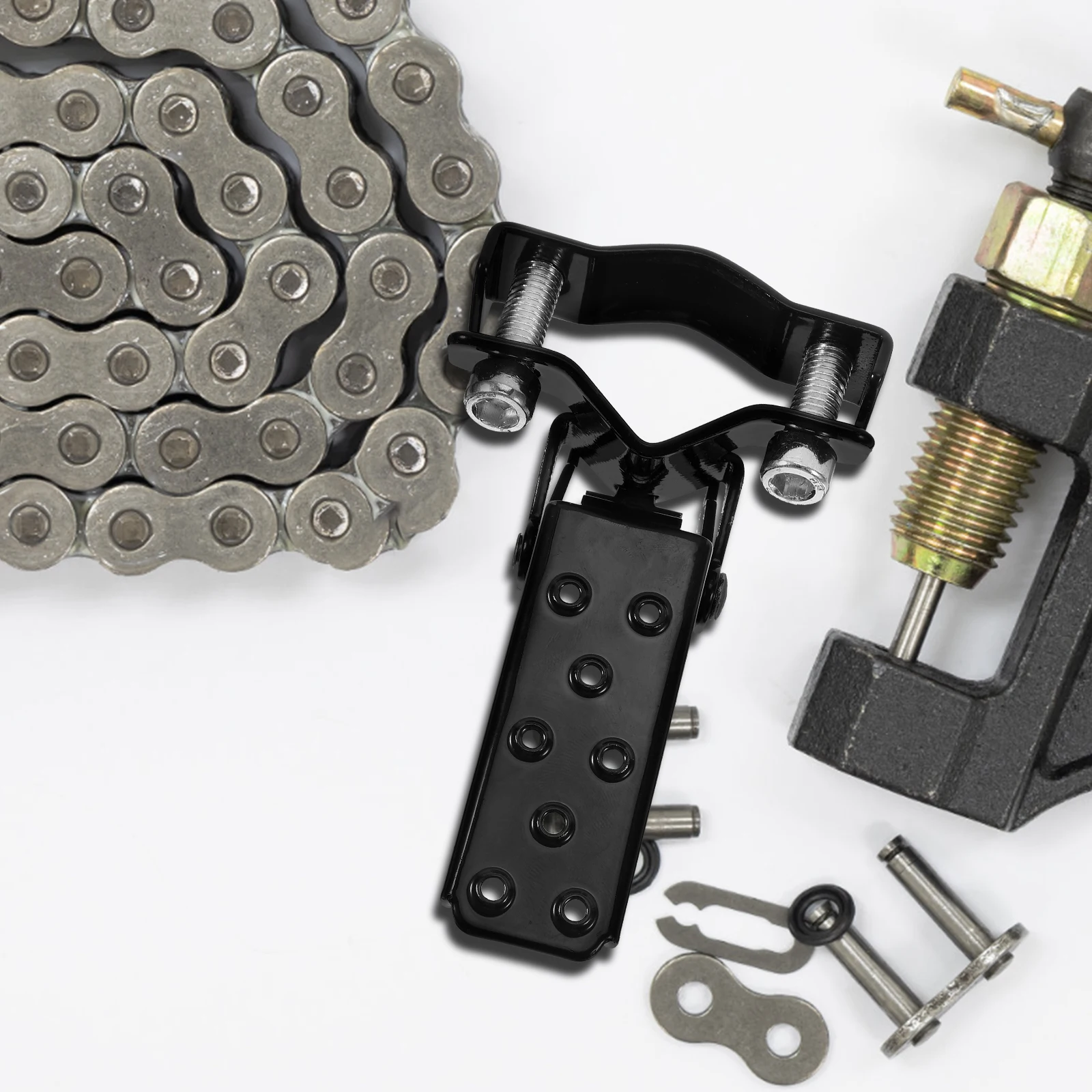 

2pcs Motorcycle Foot Pegs Rear Set Pedals Sturdy Motorbike Footrests Elevated Comfortable Durable Universal Fit for Various