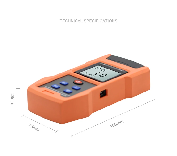 جهاز قياس متعدد بصري محمول مدمج بقدرة 1 ميجاوات لتحديد المواقع البصرية مع وظيفة اختبار تسلسل كابل RJ45