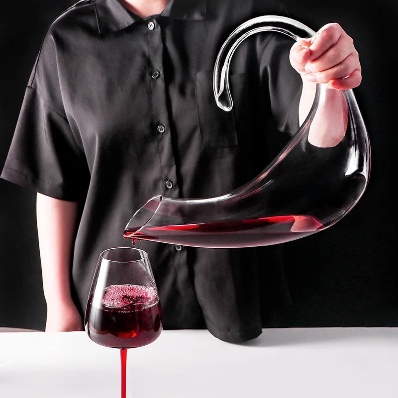 1500ml Wine Dispenser/decanter Bucket, Crystal Glass Decanter Drum, Bar Wine Accessories, Party Home Decor