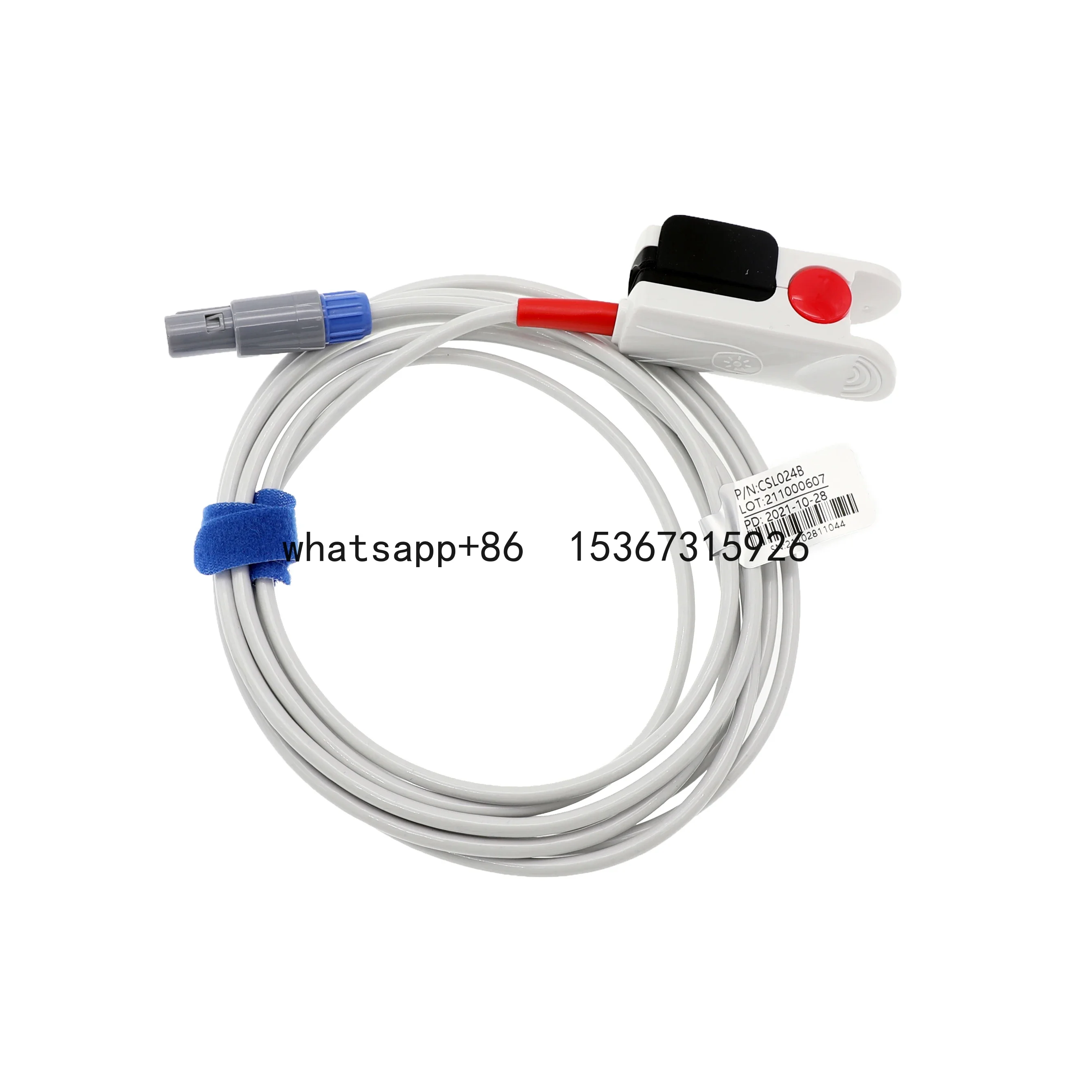 TPU Cable 6 Pin Neonate Reusable Spo2 Sensor Cable Pulse Rate Sensor