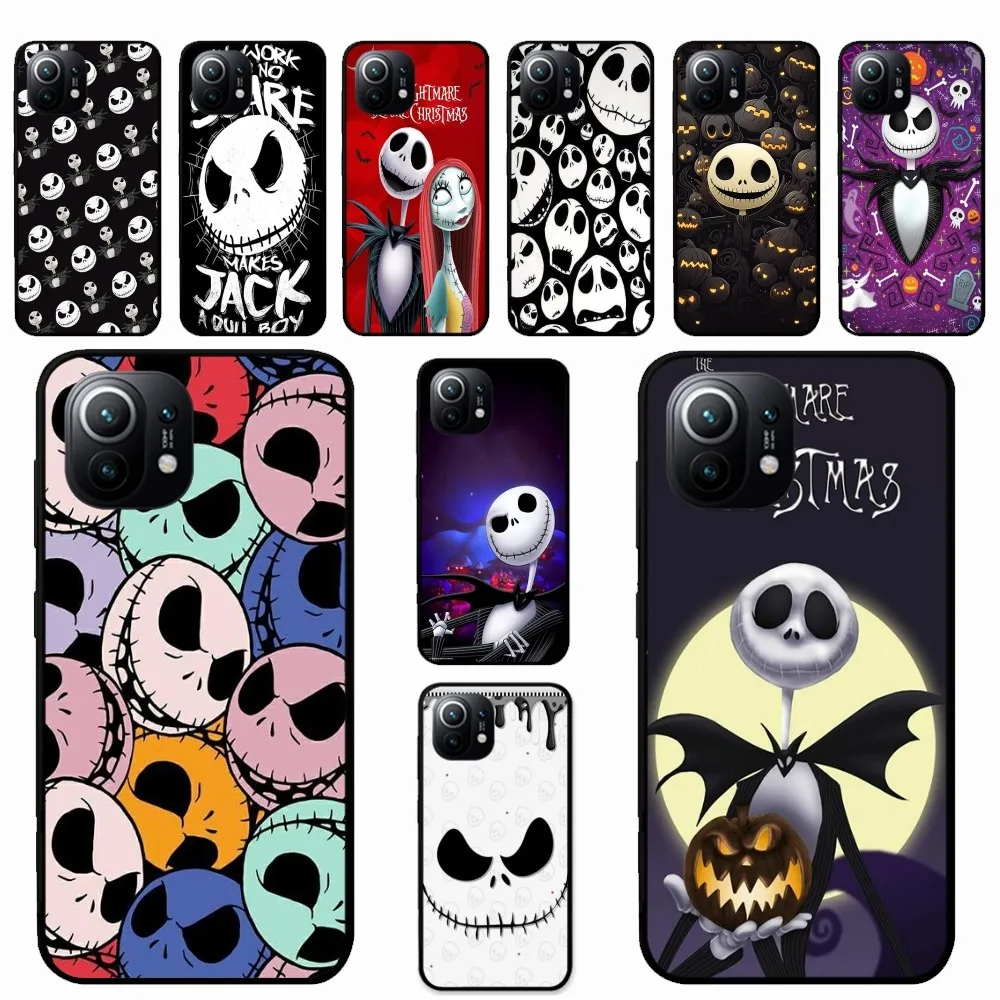 C-Corpse B-Bride Jack Sally Cute Phone Case For Xiaomi Mi 5X 8 9 10 11 12 lite pro 10T PocoX3pro PocoM3 Note 10 pro lite