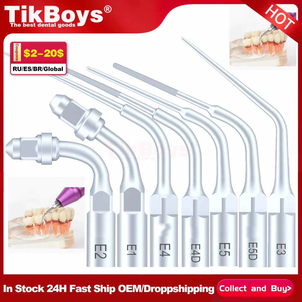 

Универсальные ультразвуковые насадки для эндодонтии, удаления сломанных файлов E3 E3D E4 E4D E5 E5D ED3 для скалеров Woodpecker EMS, медицинские инструменты