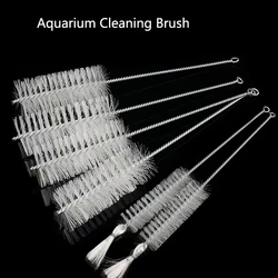 Nylon Aquarium BrushTube Pipe Filter Cleaning Brushes Stainless Steel Water Filter Hose Flexible Aquarium Cleaner Accessories