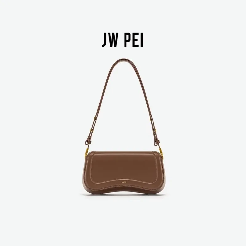 JW PEI Vintage Fashion Single Shoulder Bag, Underarm Bag, Chain, Y-Pudding Shape, Luxury and Comfortable Shoulder Bag
