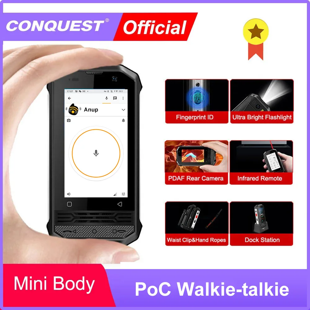 mini smartphones robusto ip68 nfc android desbloqueado global movil 2023 conquest f2 01