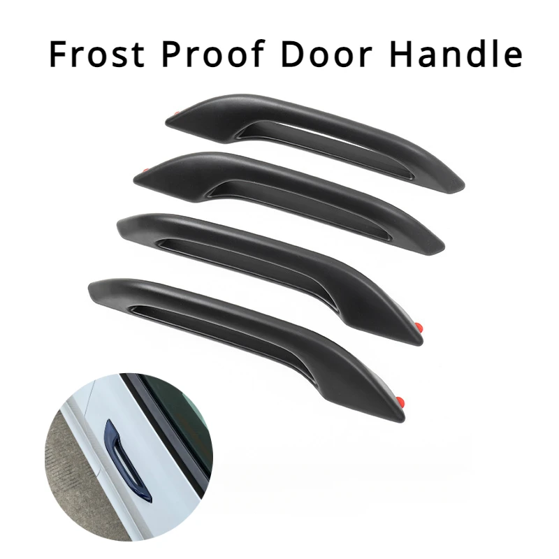 4PCS Door Handles for Tesla Model Y Launch/Model 3 Y 2017-2025 Antifreeze Handle Stickers Patch Cover Car Frost-proof Doorknob