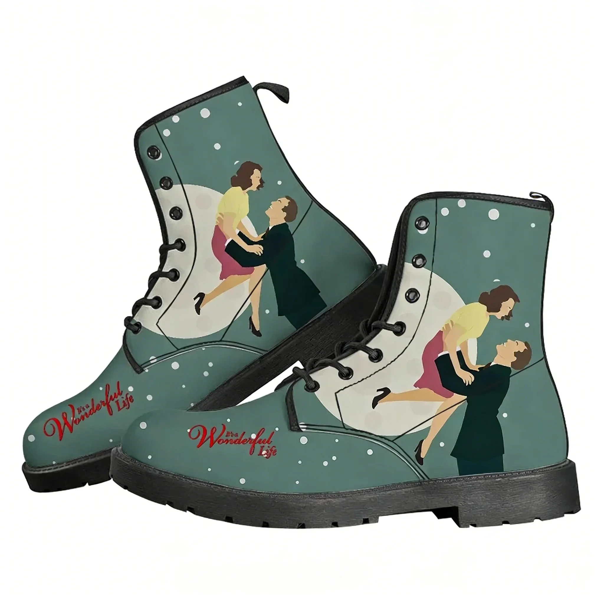 It's A Wonderful Life Boot Mens Womens Teenager Casual Boot Outdoor High Quality Casual Lightweight Fashion Pattern Custom Shoes