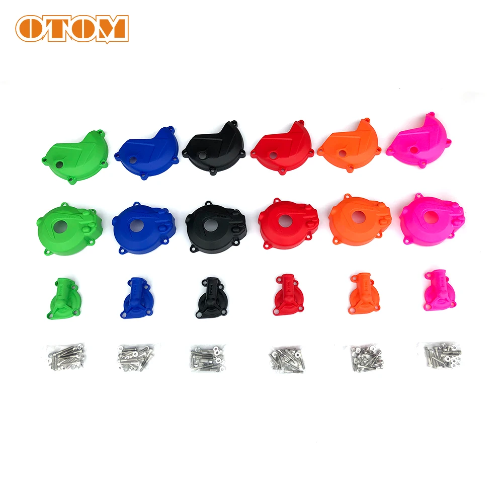 OTOM Motorcycle Magneto Engine Clutch Water Pump Protective Cover For ZONGSHEN NC250 250CC KAYO K6 BSE J5 RX3 ZS250GY-3 4 Valves