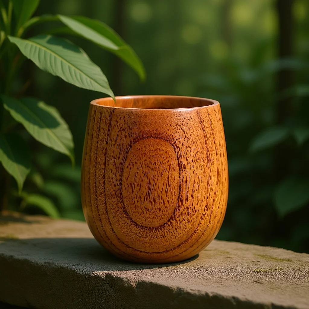 

170Ml Wooden Cup Japanese Style Office Coffee Outdoor Travel Beer Tea Drinking Mug Beverage Mug Camping Wood Cup