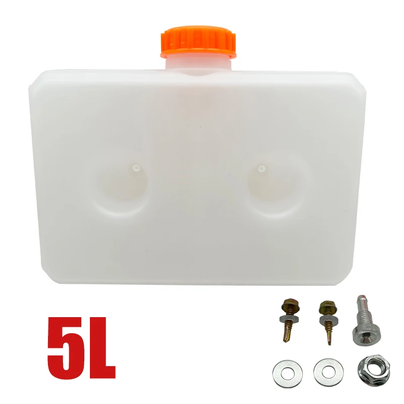 

5L Car Spare Oil Tank 2 Holes Plastic Truck Parking Heater Fuel Tank Petrol Storge Canister for Webasto Eberspacher Plastic