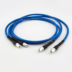 CARDAS przezroczysta żarówka RCA Interconnect kabel Audio z Cardas posrebrzane złącze męskie RCA HIFI Audio kabel RCA