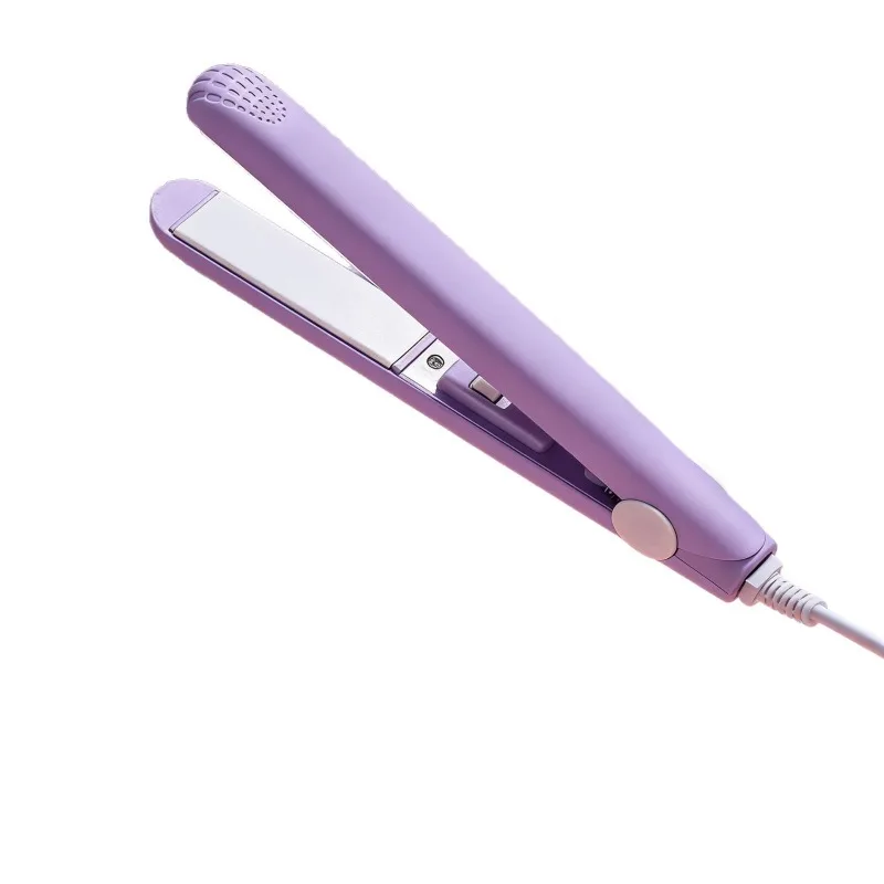 Mini Hair-Straightener Curly and Straight Hair Supplies Thermostatic Electric Ceramic Curling Iron National Standard Double Flat gallery 2