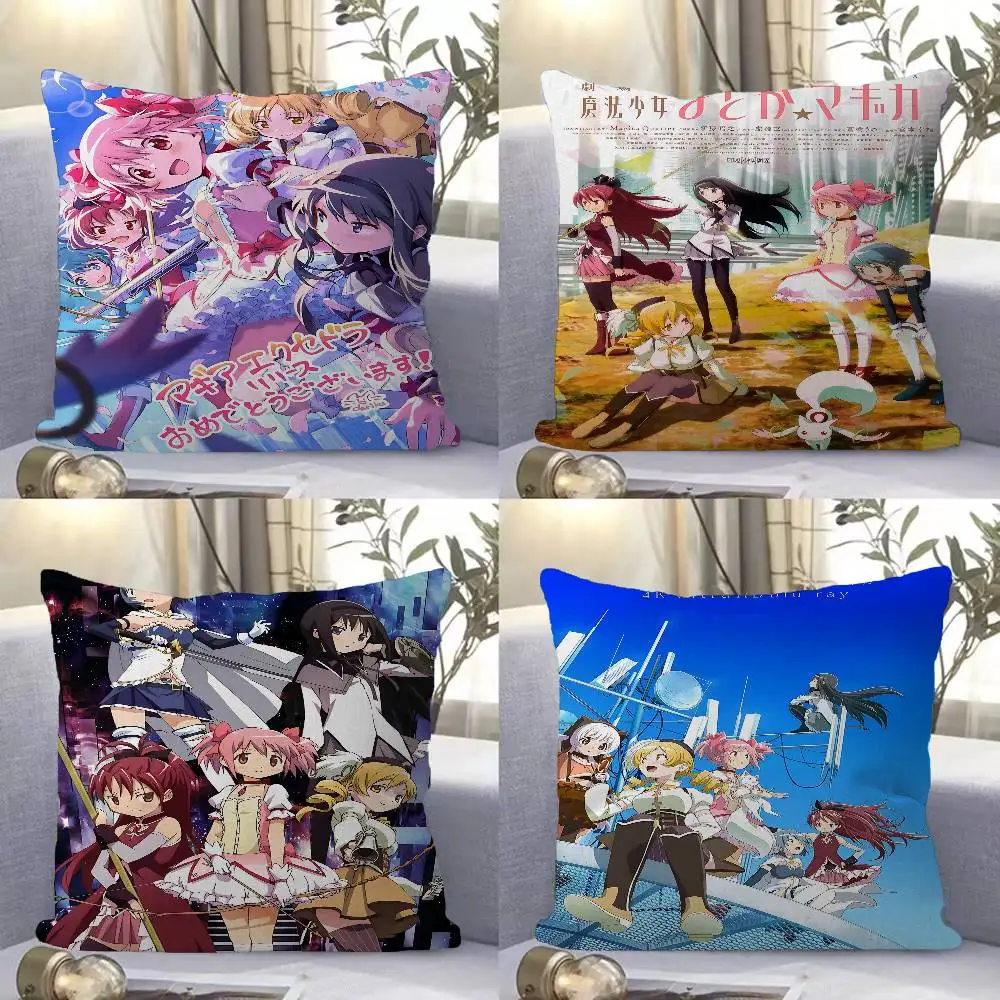 Puella Magi M-Madoka Magica Personalized Pillow Cover Kids Bedroom Wild Party Decor Pillowcase kid Birthday shower Gift