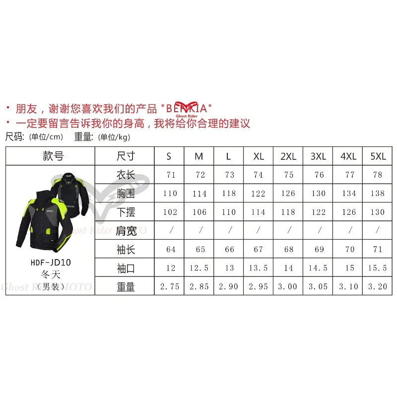 BENKIA motorcycle racing suit HDF-JD10 winter motorcycle riding suit off-road equipment motocross jersey and pants view 6