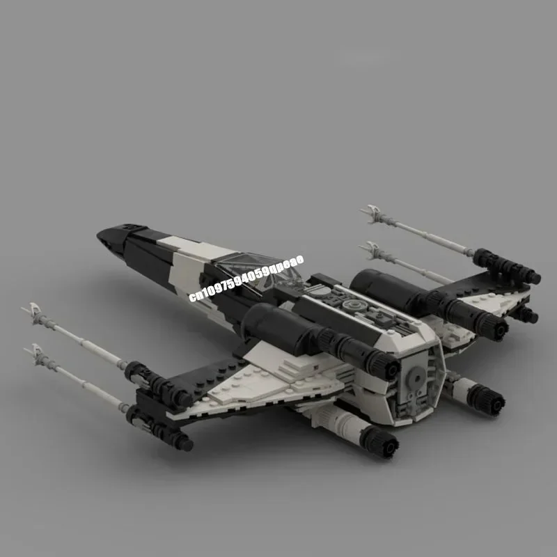 New Famous Star Battle Movie Moc Partisan T-65 X Wing Fight Model Diy Creative Ideas Child Toy Birthday Gift Custom Puzzle - view 2