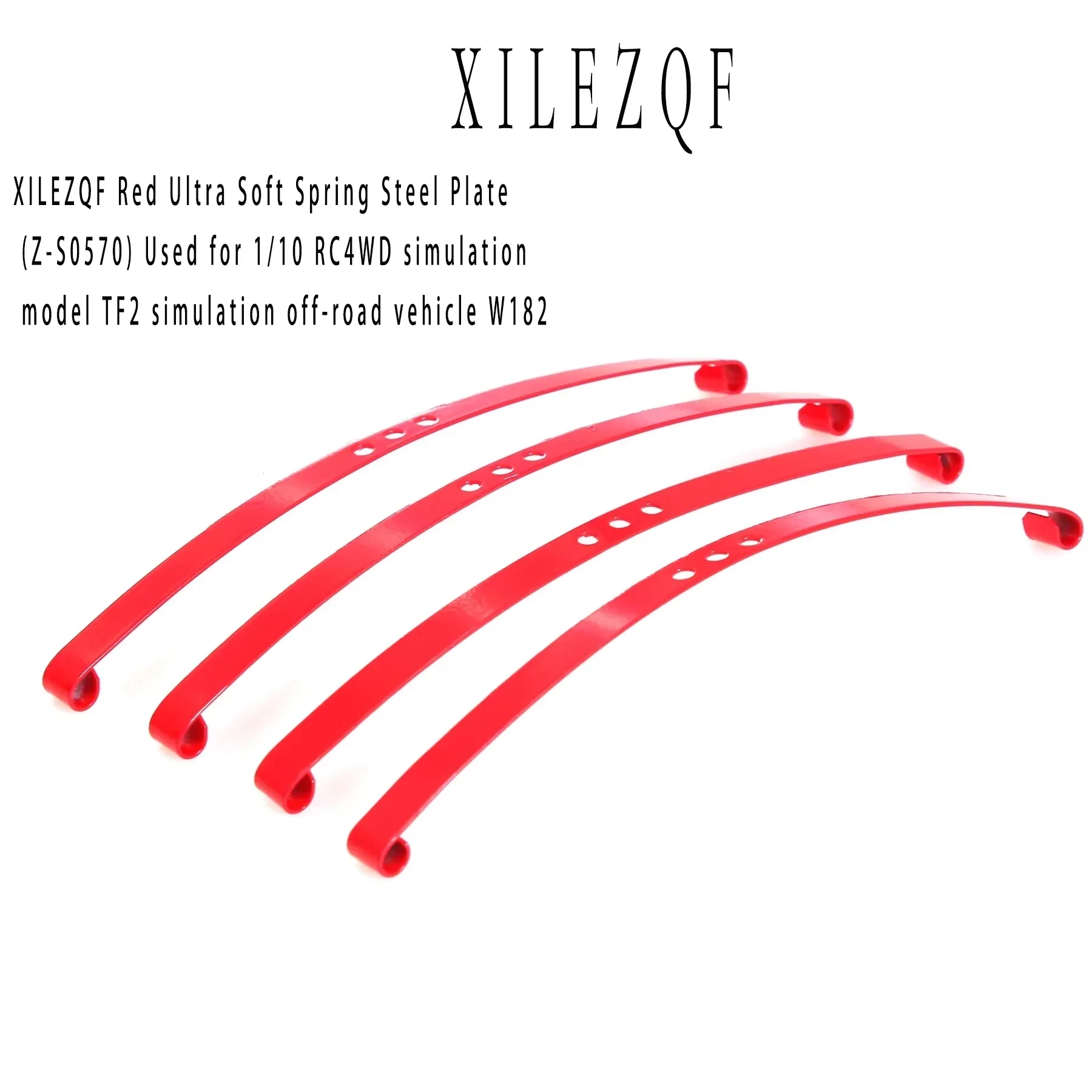 

Red Ultra Soft Spring Steel Plate (Z-S0570) Used for 1/10 RC4WD simulation model TF2 simulation off-road vehicle W182