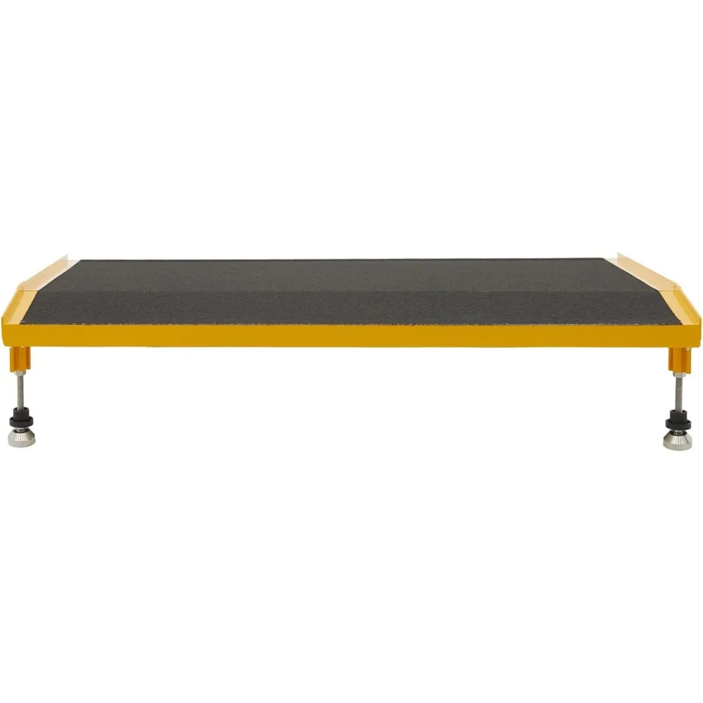 36" L  Aluminum Adjustable Solid Wheelchair Threshold Ramp, 400 lb. Weight Capacity