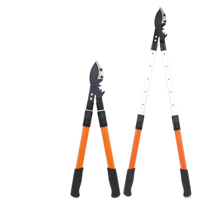 Hedge shears, aluminum alloy telescopic rod, good toughness, lightweight, sturdy and durable, safety lock, easy to store