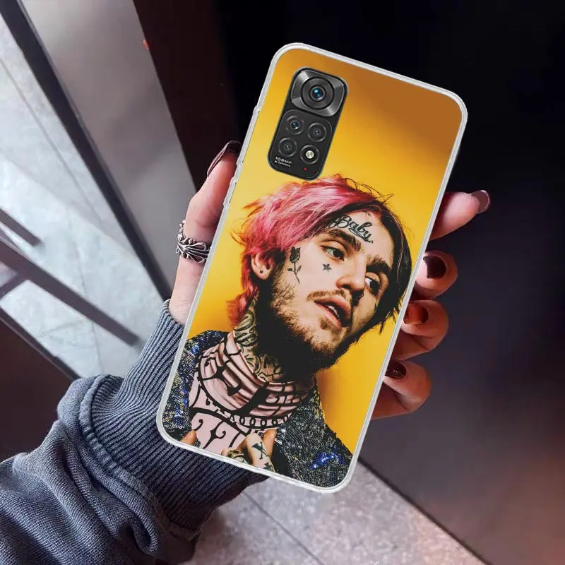 Lil Peep Singer Phone Case for Xiaomi Redmi Note 13 12S 12 11S 11 11E 11T 10S 10 Pro Plus 9 9S 8 8T 7 5G Soft Cover Fundas