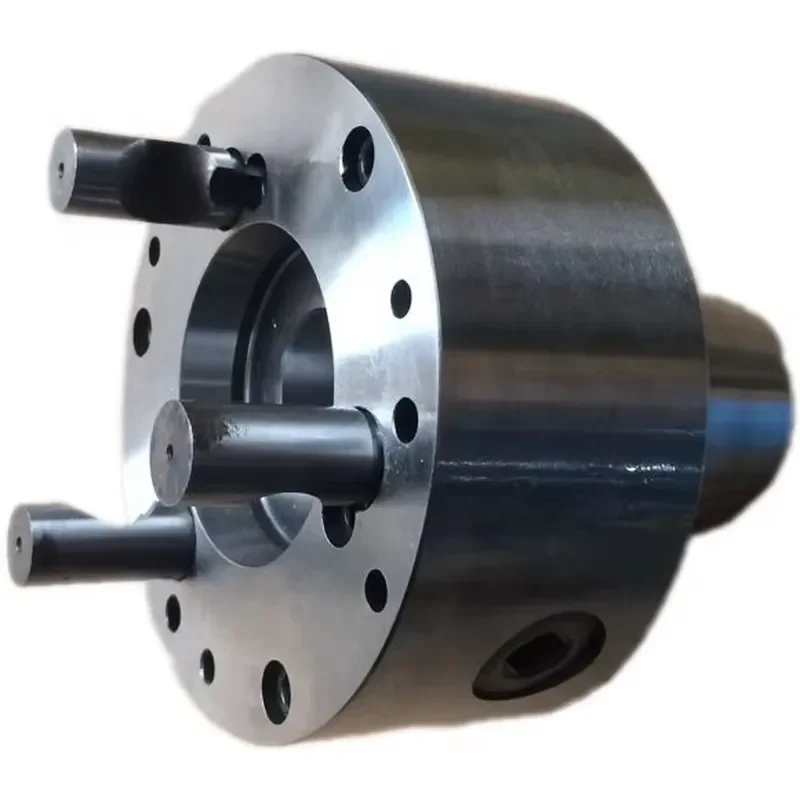 3911-125 5C Collet Fixture Connected to Lathe for Precision Machining and Tool Holding Applications in Metalworking Industry