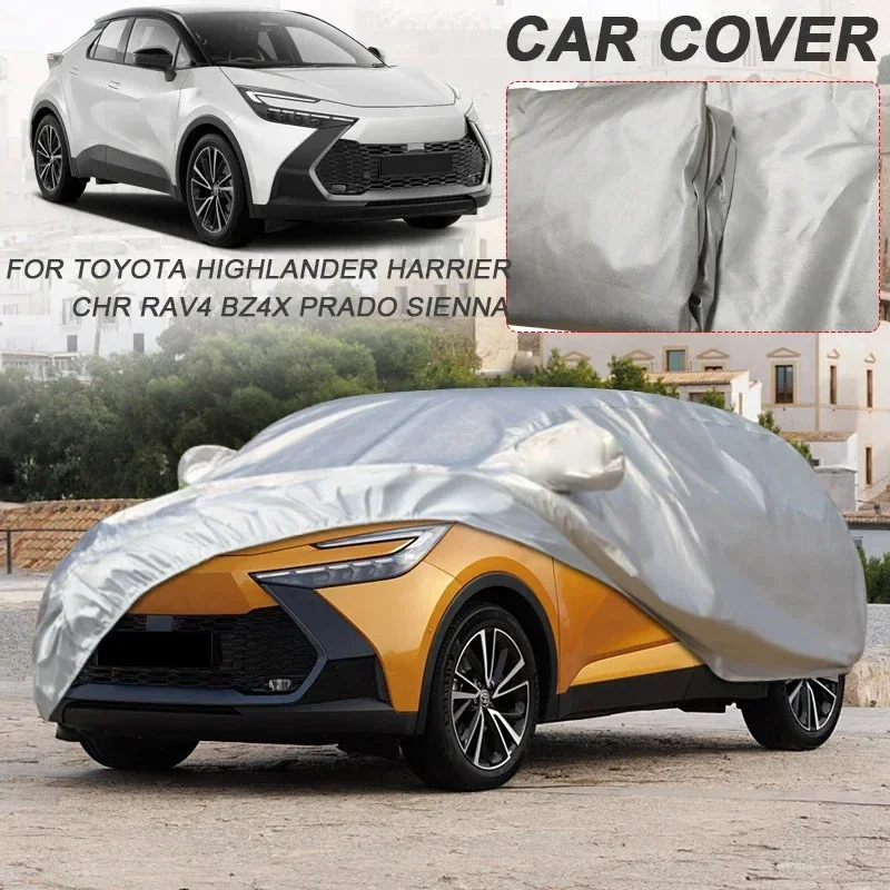 

Car Cover For TOYOTA BZ4X,CHR,FORTUNER,HARRIER,HIGHLANDER,PRADO,LAND CRUISER,RAIZE,RAV4,SEQUOIA,SIENNA,4 RUNNER dustproof