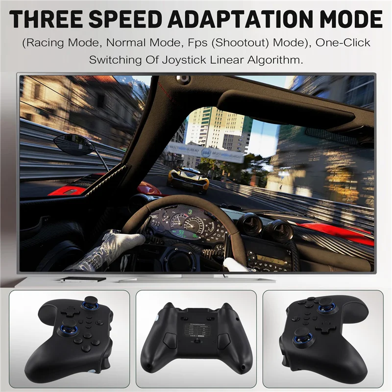 Z03 Wireless Gamepad Hall Manovella Doppio Taglio Trigger Tasti Somatico Per SWITCH Android IOS PC 400Mah Gamepad Portatile