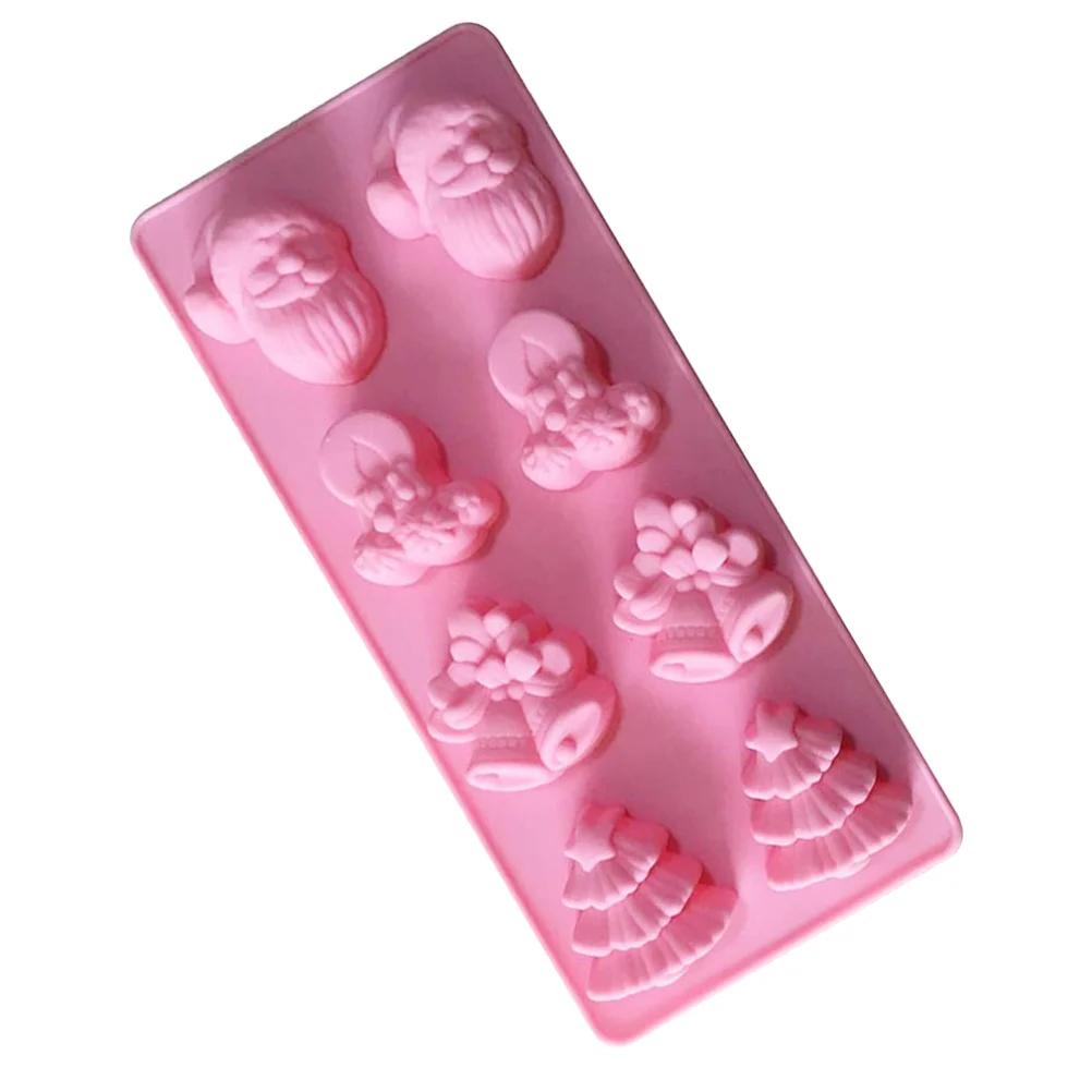 

Bell Mold Soap Molds DIY Baking Silicone Cake Shaped Christmas Silica Gel