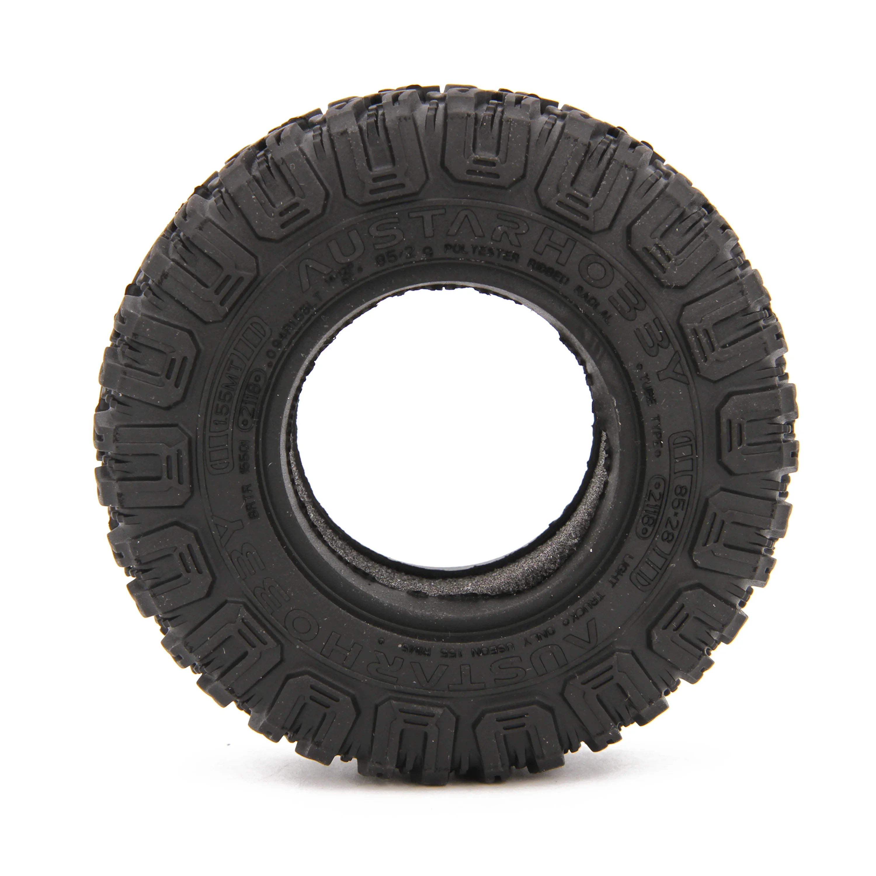 4PCS 1.55inch 85x28mm Soft Rubber Wheel Tire Tyre for 1/10 RC Car Crawler Climbing Tamiya CC01 LC70 MST JIMNY Axial D90 TF2