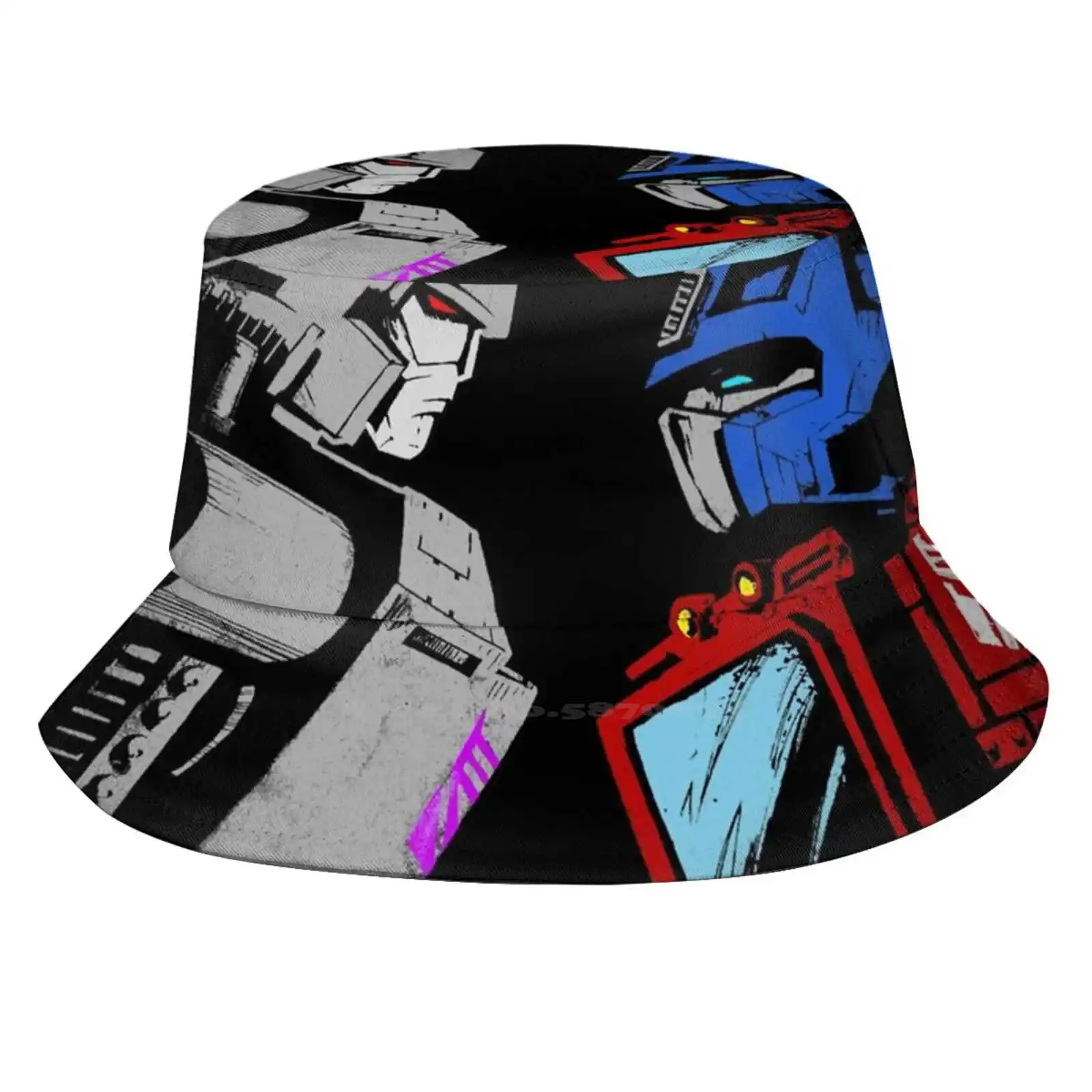 Full Color Unisex Summer Outdoor Sunscreen Hat Cap G1 Autobots Decepticons