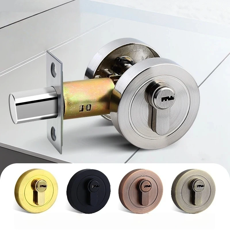 

Скрытый замок для деревянных дверей (односторонний и двусторонний), скрытая врезная защелка для дверей спальни, прихожей, для домашней безопасности