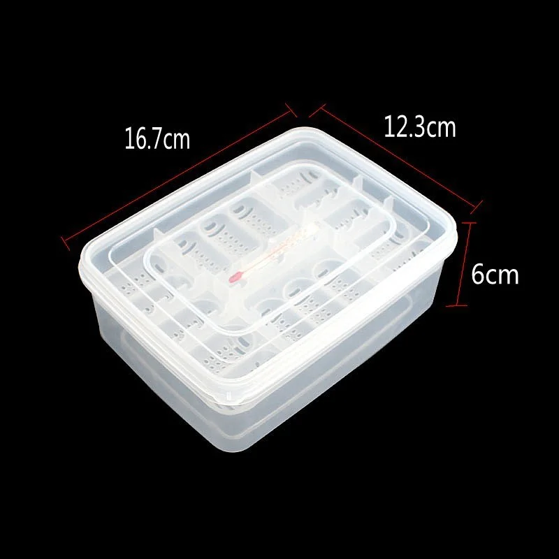 DIY 12 Grids Hatch Box Snake Lizard Reptile Egg Tray Boxes Hatching Eggs Device Climbing Pet Tortoise Turtle Incubator Supplies