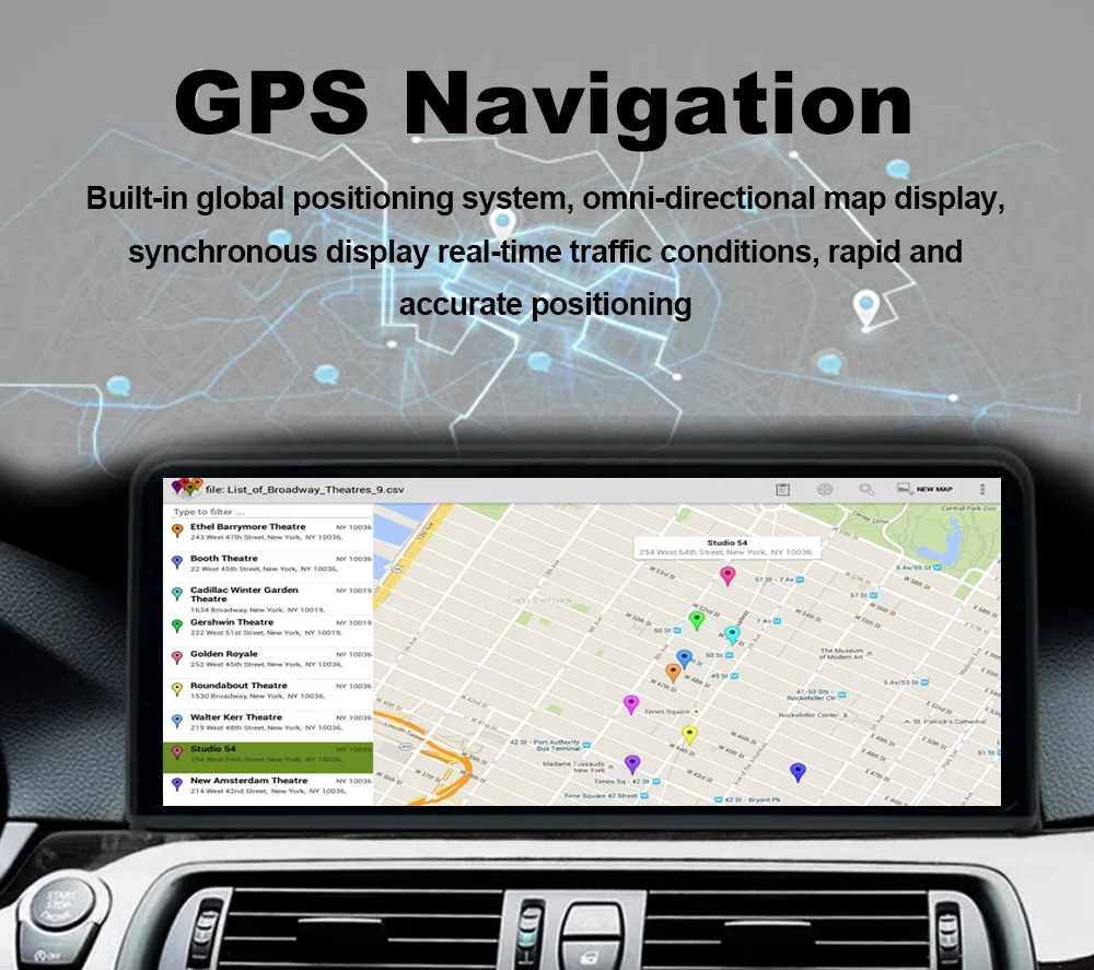 10.25 \'\' for BMW 3/4 Series F30 F31 F32 F33 F34 F36 2013 - 2018 NBT System Car Mulltmedia Player GPS Android OS WiFi DSP Stereo