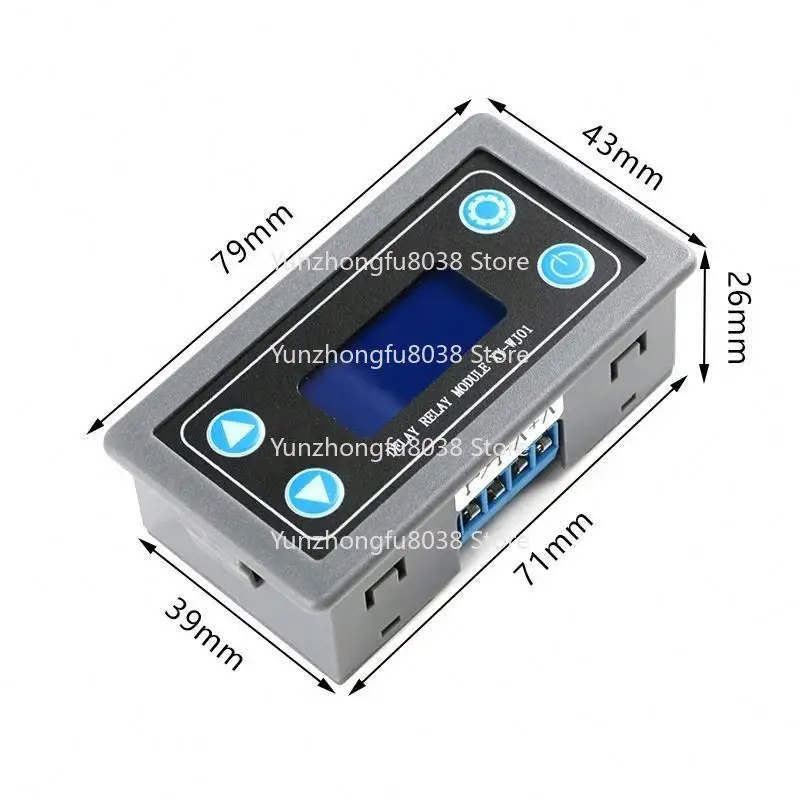 XY-Wj01 Trigger Periodic Timing Circuit Switch Adjustable Digital Delay Time Relay Module XY-Wj01 Timer Relay