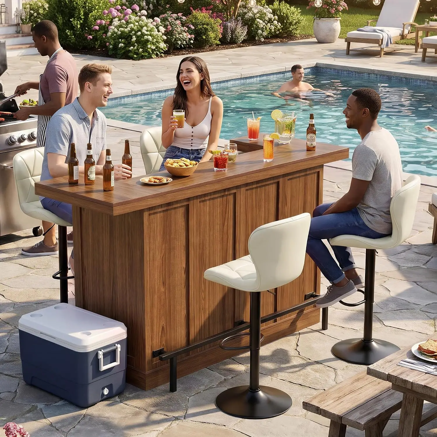 Modern Bar Table Set 3