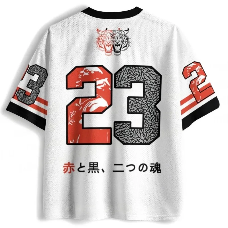 2026 New Jersey sports short sleeved T-shirt, V-neck short sleeved T-shirt, Y2K sports fashion 3D printed quick drying jersey image 2