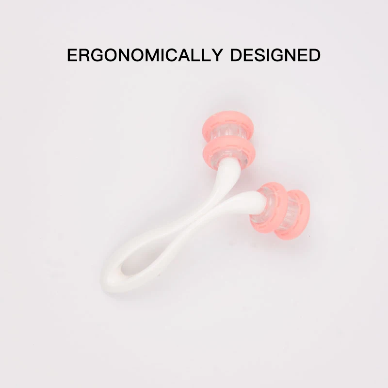 Abdominal Double-wheel Massager Waist Hip Arm Clamp Meat Body Sculpting Firming Roller