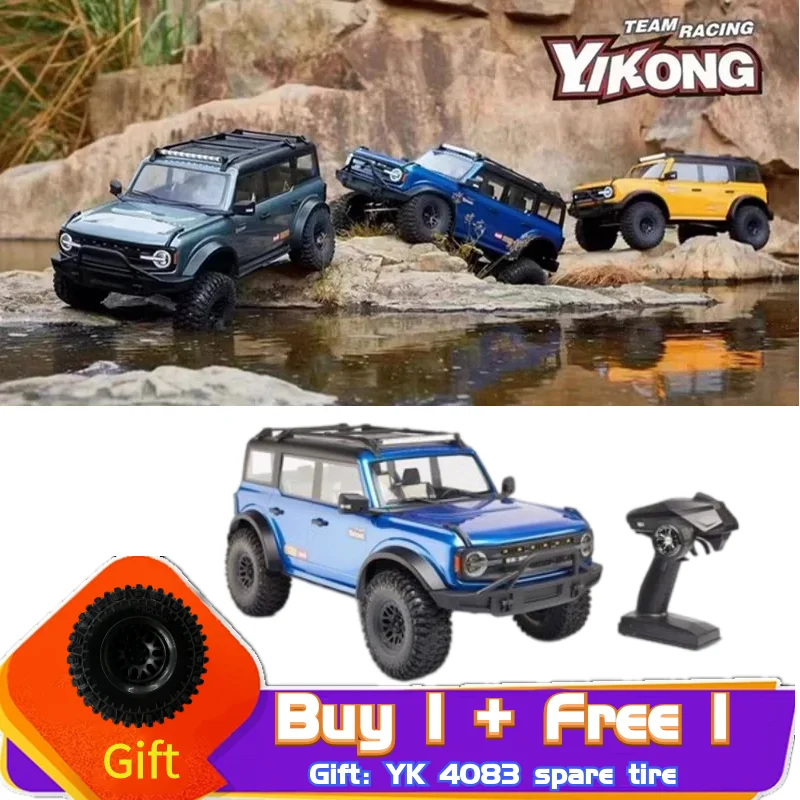 

YIKONG YK4083 RTR 1/8 4WD RC Crawler High/low Speed F/R Differential Lock Simulation Light Electric Off-road Vehicle Car Toys