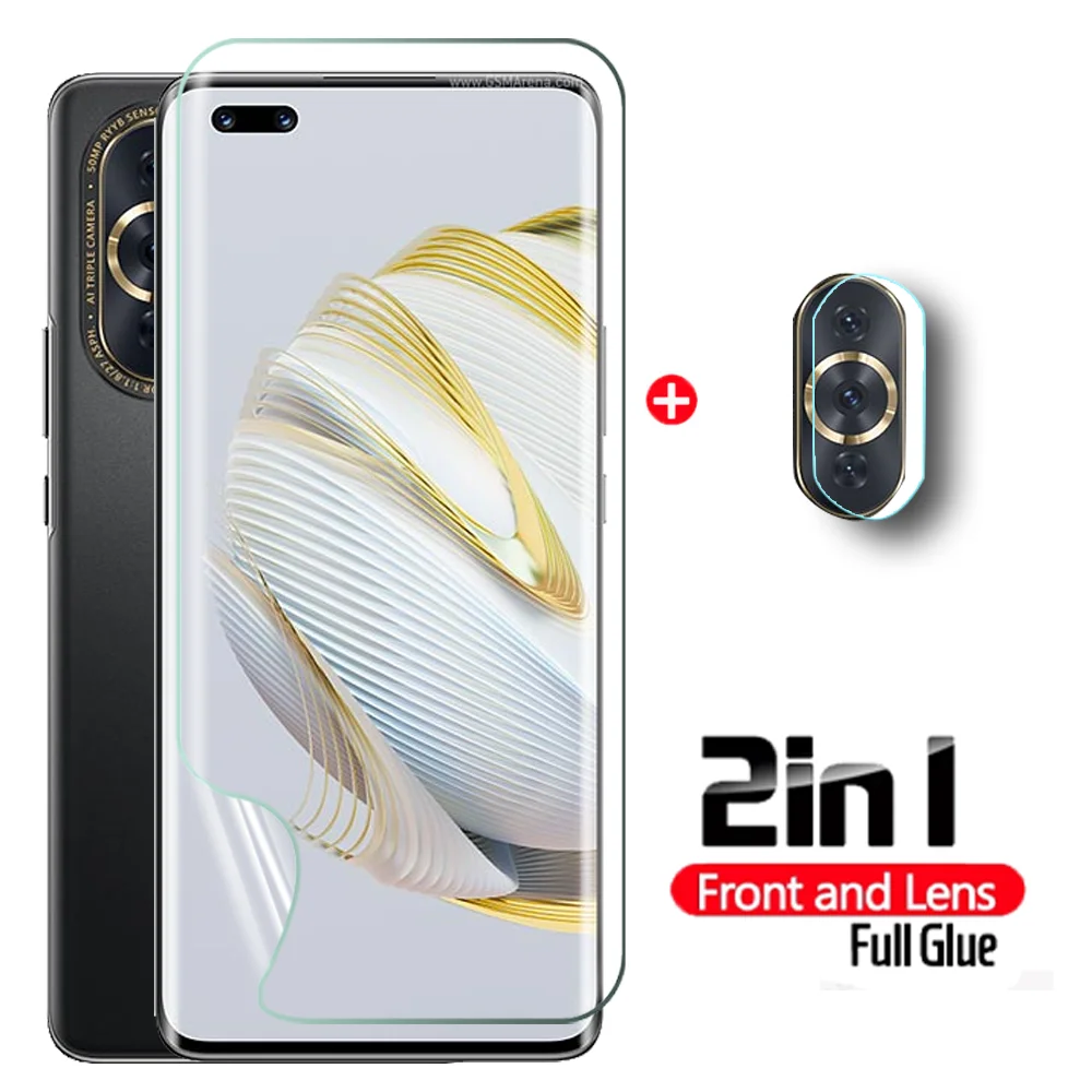 Гидрогелевая пленка 2 в 1, не стекло для Huawei Nova 10 9 Pro 8i 8 Nova10 Nova9 SE 5G Nova8 10pro 9se, защита экрана камеры