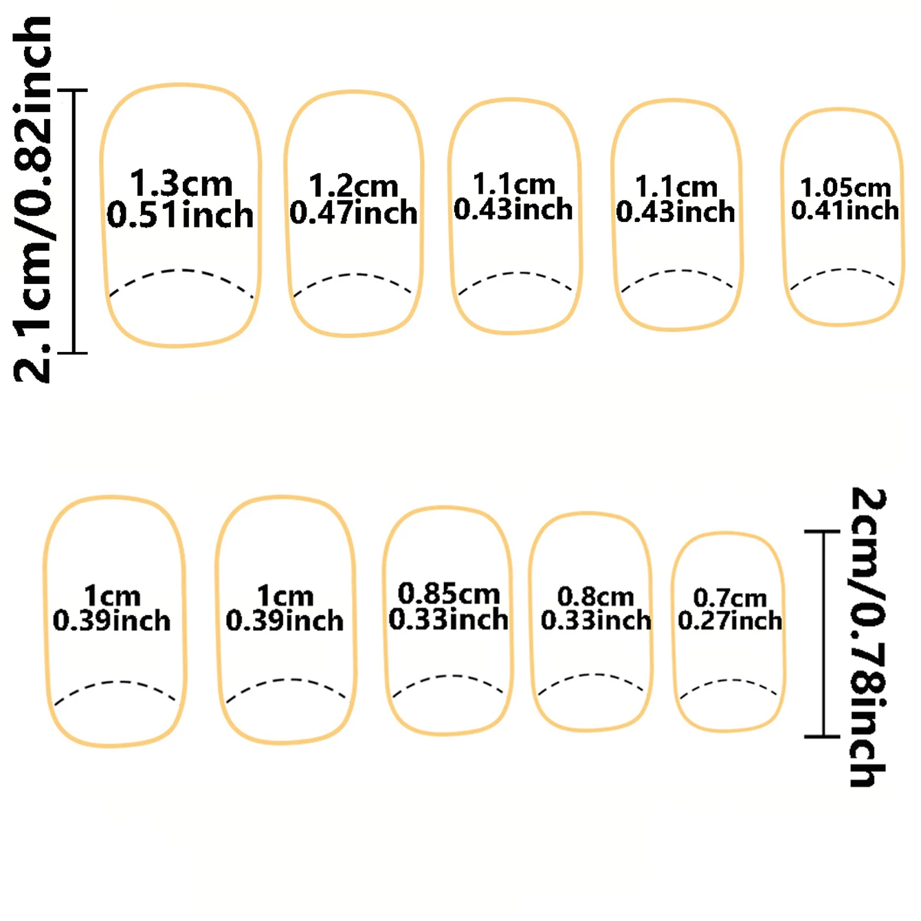 24개입 화이트 프렌치 롱 발레 풀 커버리지 인조 네일 세트로 즉시 룩을 업그레이드하세요