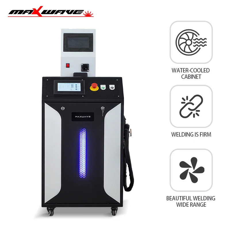 MAX Raycus Laser Welder machine  4in1 Laser Welding Laser Cleaning cutting Rust removal for metal 220V water cooling + wire feed